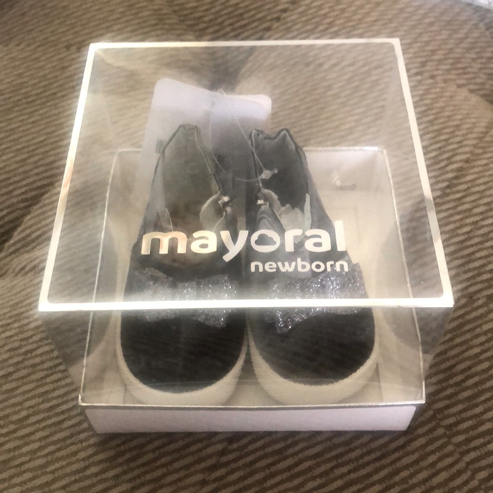 Mayoral—Glitter Bow Boots. Newborn 6-12 months